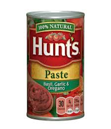 Hunts Tomato Paste with Basil
