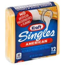 Kraft American Sliced Cheese, 8 Ounce -- 12 per pkg