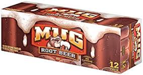 Mug Root Beer 12 Cans.